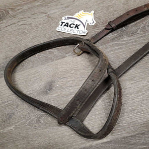 FS Noseband *fair, filthy, stiff, xholes, rubs, missing & tight keepers