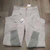 Polyester Breeches *gc, older, pills, snags, threads, fluffy velcro
