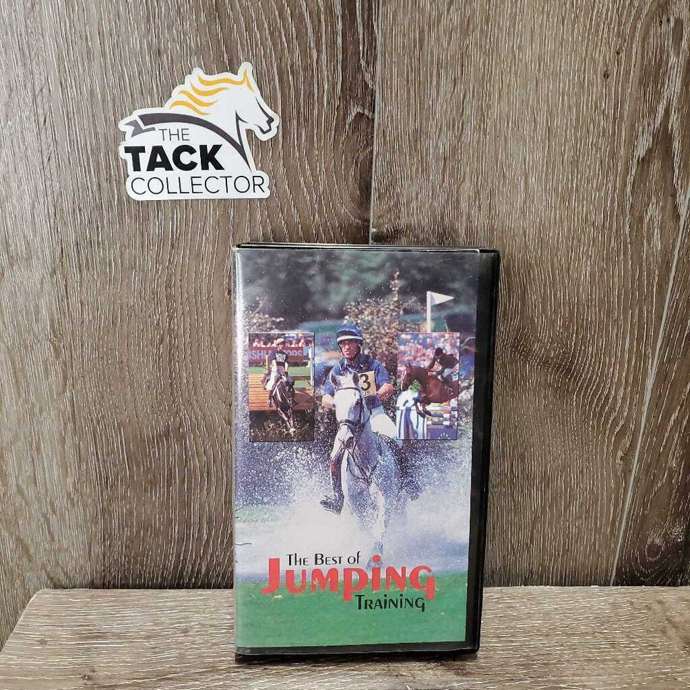 VHS The Best of Jumping Training, plastic box gc, older, works? dirty