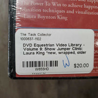 DVD Equestrian Video Library - Volume 9: Show Jumper Clinic: Laura King *new, wrapped, older