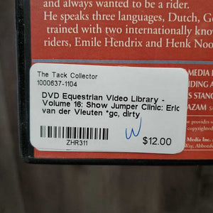 DVD Equestrian Video Library - Volume 16: Show Jumper Clinic: Eric van der Vleuten *gc, dirty