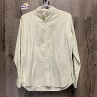 LS Show Shirt, 1 Button Collar *vgc, older, seam puckers
