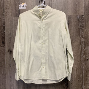 LS Show Shirt, 1 Button Collar *vgc, older, seam puckers