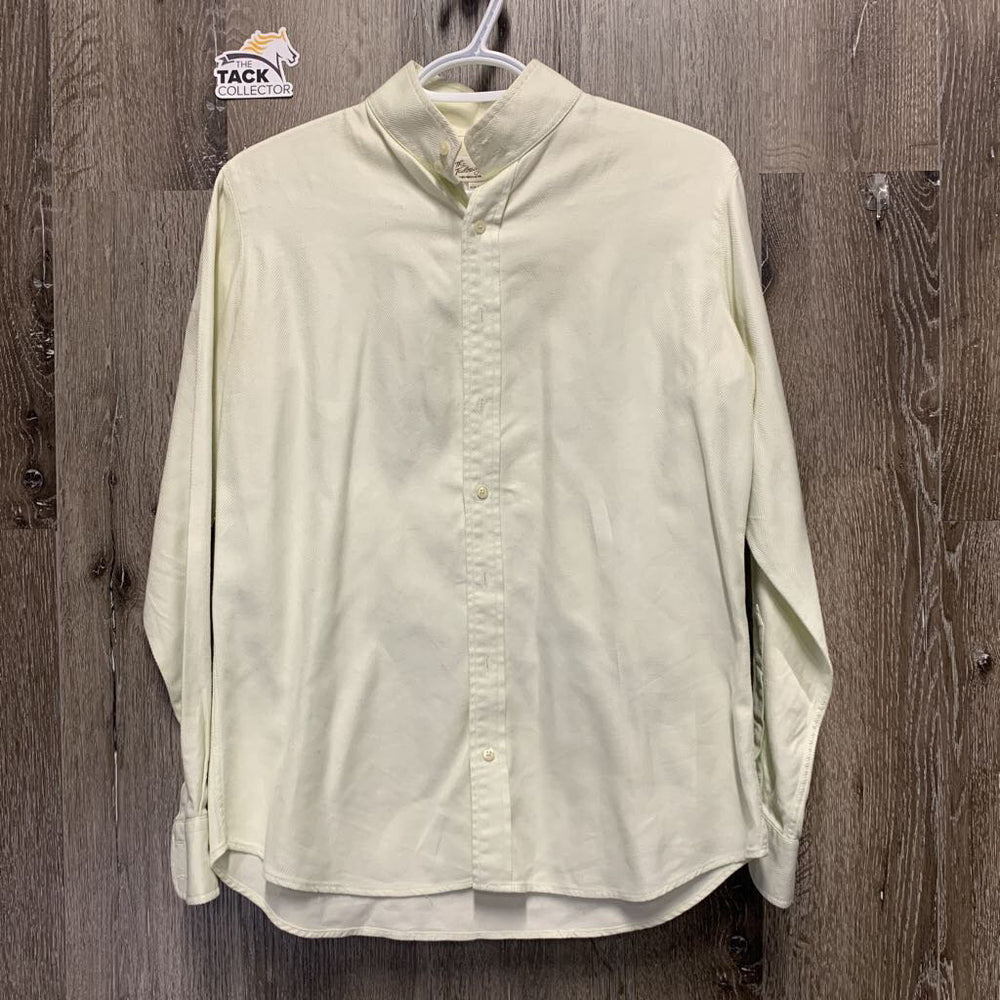 LS Show Shirt, 1 Button Collar *vgc, older, seam puckers