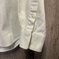 LS Show Shirt, 1 Button Collar *vgc, older, seam puckers
