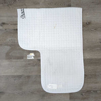 Thin Quilt Schooling Pad *gc, mnr dirt, stains, hair, pilly binding
