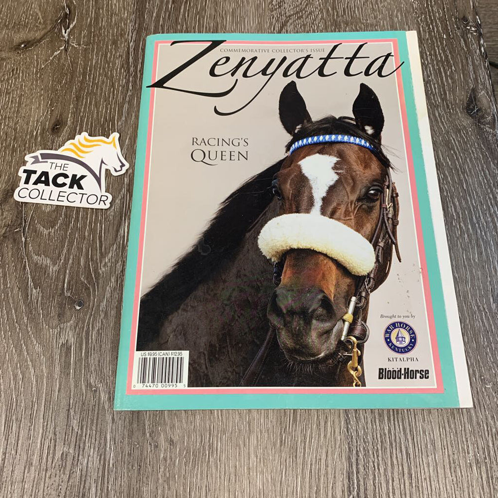 Blood Horse Magazine: Commemorative Collector's Issue Zenyatta: Racing's Queen, 8x10 pic, bag *vgc, mnr stains, water damage