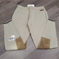 Euroseat Breeches, Side Zip *vgc, mnr stains, puckers & threads, older?
