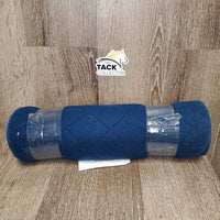 Pr Quilt Standing Wraps *gc, dirt, hair, pills, threads, stains
