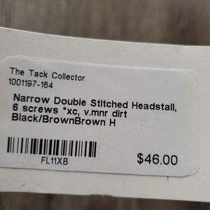 Narrow Double Stitched Headstall, 6 screws *xc, v.mnr dirt