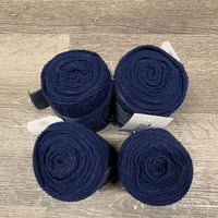 4 Fleece Polo Wraps *fair, faded, clumpy, clean, hairy, weak/frayed velcro
