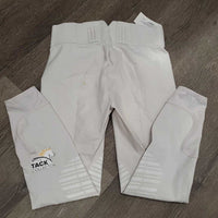 High Waist Euroseat Breeches, Sticky knees *gc, stains, mnr threads, dingy, older, seam puckers
