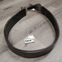 Thin Leather Girth, x1 els *fair, older, rubs, lg bump, stretched/torn els,scrapes, creases, stains