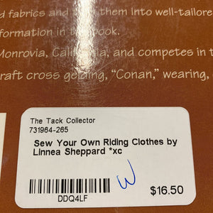 Sew Your Own Riding Clothes by Linnea Sheppard *xc