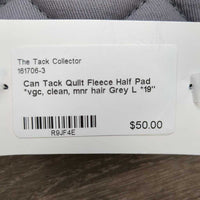 Quilt Fleece Half Pad *vgc, clean, mnr hair