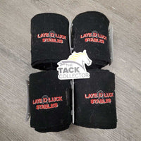 4 Polo Wraps "Laye D Luck" *older, stretched, faded, clean, hairy
