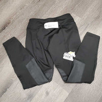 Hvy Textured Riding Tight Breeches *gc, seam rubs, pulled elastic, older, hairy, pilly inside