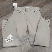 Euroseat Breeches *fair, dingy, stains, threads, v.puckered, discolored, undone stitching

