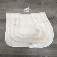 Pillow Jumper Saddle Pad *gc, clean, v. stained, dingy, pills
