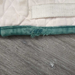 Quilt Jumper Saddle Pad *fair, clean, dingy, stained, rubbed torn binding, pills, puckered, faded