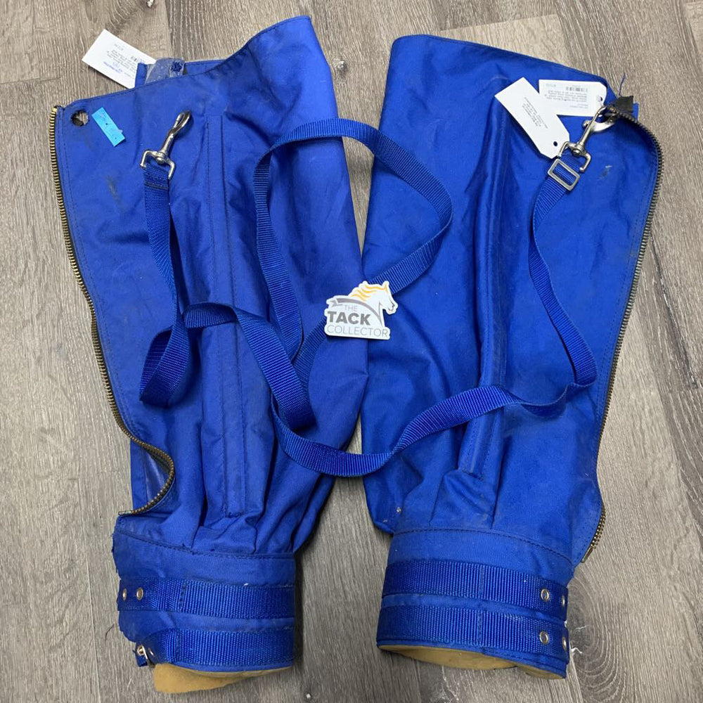 Pr Ice Soaking Boots, Zips, Wither strap, Thick foam ankles *gc, MISSING Grommet, lining: peeling, film?mold, mnr dirt & stains
