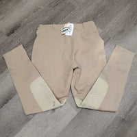 Hvy Cotton Breeches *gc, seat & legs: v.pilly & rubs, mnr stains, hair
