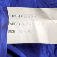 Show Jacket *fair, v.wrinkled, shrunk? washed, loose lining, hairy, mnr dirt, lining rip
