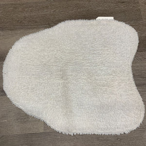 Fleece Half Pad Cover *NO FOAM, older style, gc, pilly, clumpy, rubbed & thin spots
