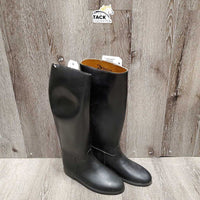 Pr Lined Tall Rubber Boots, Pull On *vgc, clean, scratches, rubs, older