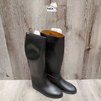Pr Lined Tall Rubber Boots, Pull On *vgc, clean, scratches, rubs, older
