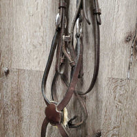 Rsd Narrow Figure 8 Bridle *dirty, clumpy, v.scraped edges & back, gc, older? scratches
