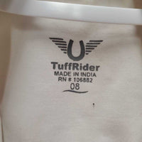 JUNIORS SS Show Shirt *NO Collar, older, v.stained, seam puckers
