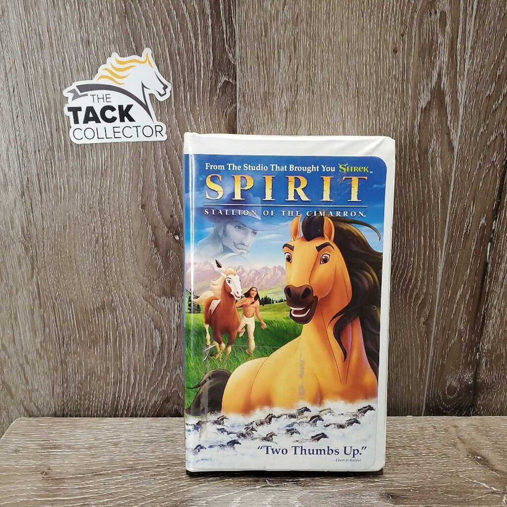 Spirit Stallion of The Cimmaron VHS, plastic case *gc, case: marker & dirty