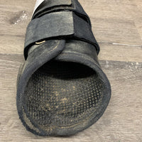 Pr Hvy Closed Boots, velcro *fair, v.dirty, scratches, scraped, faded, frayed/torn edges
