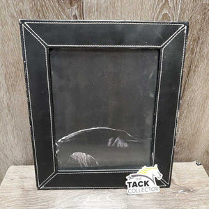 Horse Photo, Leather Framed *fair, loose/taped pictures, dusty, edges: scraped & peeled