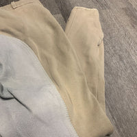 Full Seat Breeches *gc, older, pills, faded, rubs, stains, hairy/weak velcro
