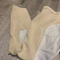 Full Seat Breeches *gc, older, pills, faded, rubs, stains, hairy/weak velcro
