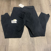 Full Seat Breeches *faded, seam puckers, hairy, gc, v.hairy velcro, rubs/pills
