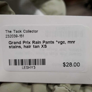 Rain Pants *vgc, mnr stains, hair