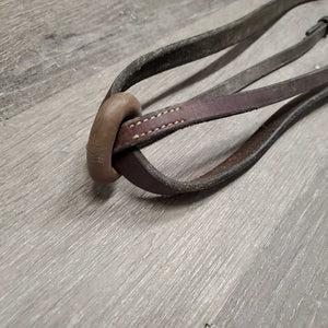 Narrow Soft Flat Standing Martingale, rubber stopper *gc, dirt, scraped edges, sm knicks, cracked stopper