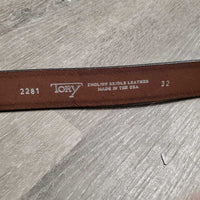 Leather Belt, Hoof Pick Buckle *like new, v.mnr dents, dust & scratches
