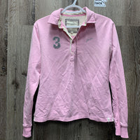 LS Sun Shirt, mesh sleeves, 1/4 Zip Up *fair, faded, puckered collar, pit stains
