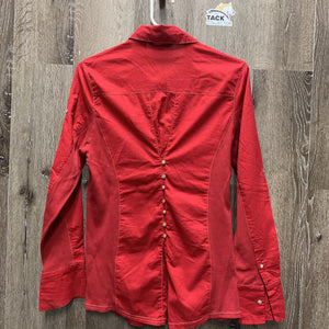 LS Blouse, buttons *vgc, v.mnr stain