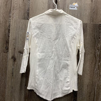 3/4 Sleeve Blouse, buttons *vgc
