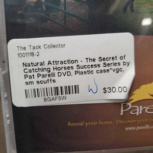 Natural Attraction - The Secret of Catching Horses Success Series by Pat Parelli DVD, Plastic case*vgc, sm scuffs