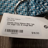 Double Sided Ribbon Belt *vgc, mnr edge rubs & snags
