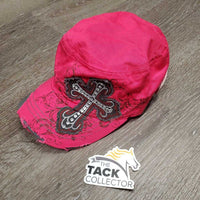 Distressed Baseball Cap, Bling *xc
