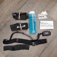 Horse & Rider Heart Rate Tracker: Bluetooth, 2 belts, 1 heart rate monitor, ultrasound gel *vgc, clean, WORKSks
