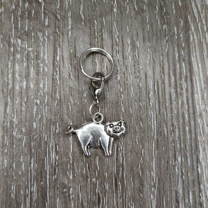 Pig Bridle Charm in Silk Bag