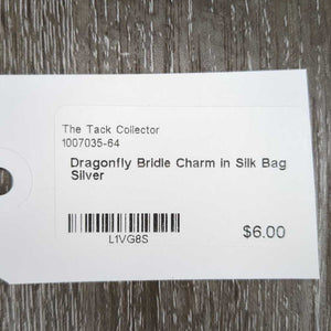 Dragonfly Bridle Charm in Silk Bag